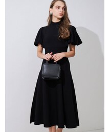 MERCURYDUO | ハイゲージケープスリーブニットワンピース(ワンピース)