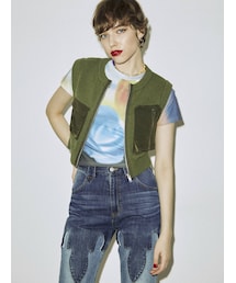 jouetie | ミリタリーニットベスト(ベスト)