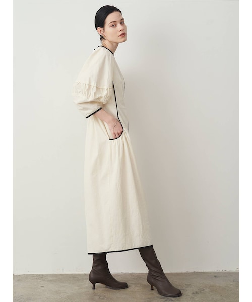 【タグ付】ELENDEEK CREW NECK COCOON CT サイズ01 ELENDEEK(エレンディーク) CREWNECK COCOON COAT！！ | YAMAROKU