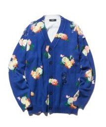 glamb（グラム）の「GB0123/KNT03 : Damaged Flower Cardigan / ダメージフラワーカーディガン（その他・メンズ）」