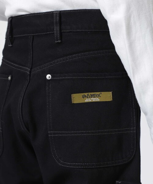 AVIREX（アヴィレックス）の「《WEB&DEPOT限定》DOUBLE KNEE PAINTER PANTS / ダブルニー ペインター パンツ（パンツ・ブラック/ブラウン/ダークグリーン/インディゴ・M/L/XL/2XL）」の12枚目の写真