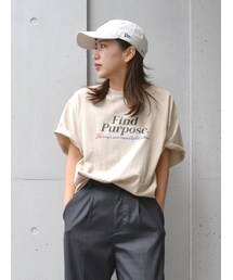 Ungrid | Find PurposeロゴルーズTee(Tシャツ/カットソー)