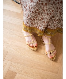 Ungrid | ポインテッドトゥフラットサンダル(サンダル)