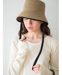 Ungrid | リボンデザイン雑材バケットハット(ハット)