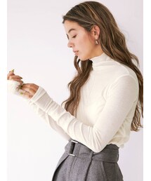 Ungrid | ハイネックシアーロングスリーブTee(Tシャツ/カットソー)