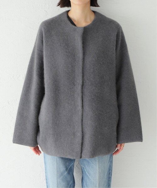 ジャーナルスタンダード　ダブルフェイスコクーンカーディガン ダブルフェイスコクーンカーディガン | ジャーナルスタンダード