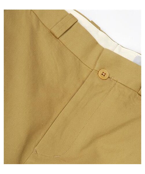 YAECA（ヤエカ）の「Chino Cloth Pants - Wide（パンツ・メンズ・卡其・30\u540B/32\u540B/34\u540B）」の2枚目の写真