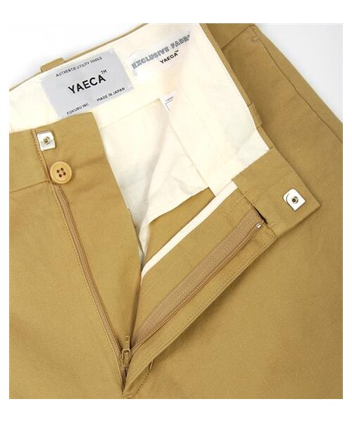 YAECA（ヤエカ）の「Chino Cloth Pants - Wide（パンツ・メンズ・卡其・30\u540B/32\u540B/34\u540B）」の4枚目の写真