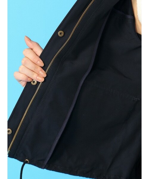 Rouge vif la cle（ルージュヴィフラクレ）の「マウンテンパーカー【予約】（ジャケット/アウター・レディース・ホワイト/ネイビー・F）」の10枚目の写真