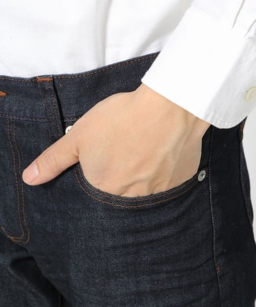 GLOBAL WORK(グローバルワーク)の「【WEB限定先行予約】SLIMDENIM5P(パンツ・メンズ・ホワイト05/ブルー85/ネイビー88・S/M/L/XL)」の10枚目の写真