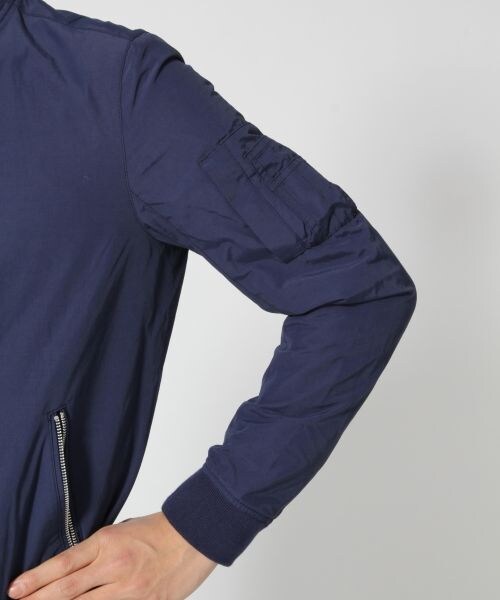 GLOBAL WORK(グローバルワーク)の「【WEB限定先行予約】ショートZIPブルゾン(ジャケット/アウター・メンズ・ベージュ52/ネイビー88・S/M/L)」の9枚目の写真