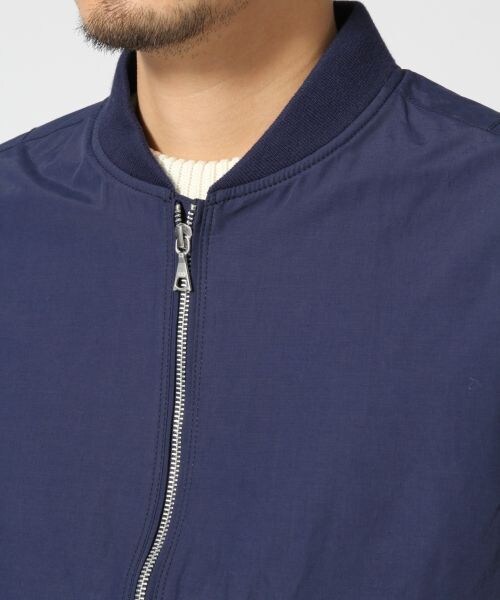 GLOBAL WORK(グローバルワーク)の「【WEB限定先行予約】ショートZIPブルゾン(ジャケット/アウター・メンズ・ベージュ52/ネイビー88・S/M/L)」の8枚目の写真