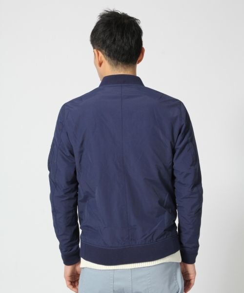 GLOBAL WORK(グローバルワーク)の「【WEB限定先行予約】ショートZIPブルゾン(ジャケット/アウター・メンズ・ベージュ52/ネイビー88・S/M/L)」の7枚目の写真