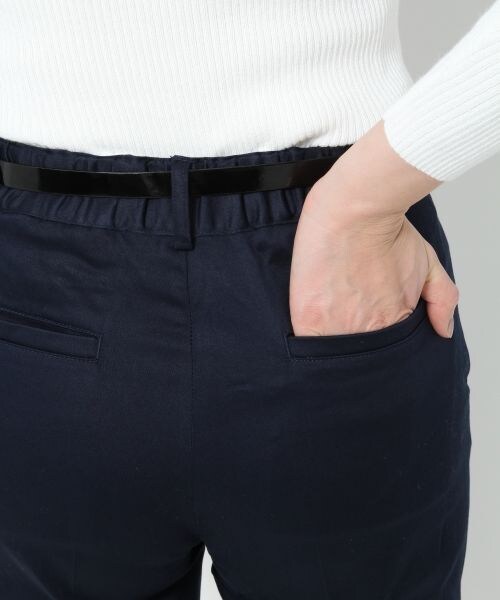 BLISS POINT Womens（ブリスポイント ウイメンズ）の「【XS,XL展開アイテム】15SSコットンサテンアンクルパンツ（パンツ・レディース・ホワイト/ブラック/ベージュ/イエロー/ネイビー・ＸＳ/Ｓ/Ｍ/Ｌ/ＸＬ）」の11枚目の写真