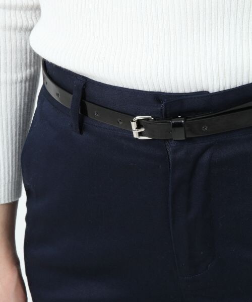 BLISS POINT Womens（ブリスポイント ウイメンズ）の「【XS,XL展開アイテム】15SSコットンサテンアンクルパンツ（パンツ・レディース・ホワイト/ブラック/ベージュ/イエロー/ネイビー・ＸＳ/Ｓ/Ｍ/Ｌ/ＸＬ）」の8枚目の写真