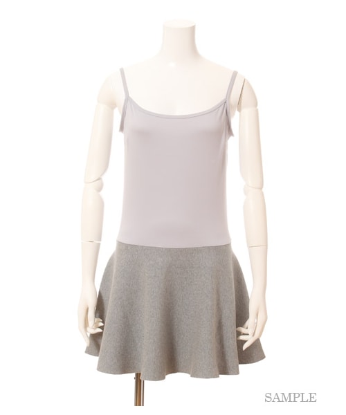 SNIDEL(スナイデル)の「ニットコンビワンピース(ワンピース+トップスセット・レディース・IVR/GRY/BLU【sweet限定】・F)」の11枚目の写真