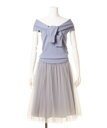 FRAY I.D | ストールチュールコンビワンピース(ワンピース/ドレス)