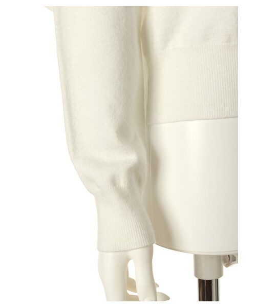 FRAY I.D（フレイアイディー）の「レイヤードシャツニットプルオーバー（プルオーバー・レディース・WHT/GRY/NVY・F）」の9枚目の写真