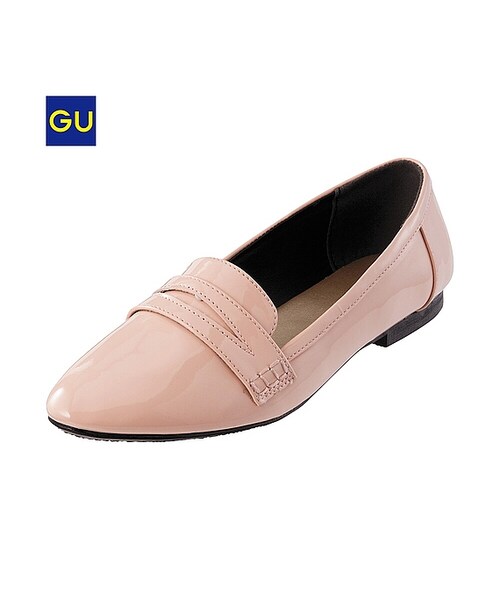 GU(ジーユー)の「(GU)WOMENローファーオペラシューズ(WOMEN ⁄ シューズ・レディース・OFF WHITE/PINK/NAVY/BLACK・M/L/S)」の4枚目の写真