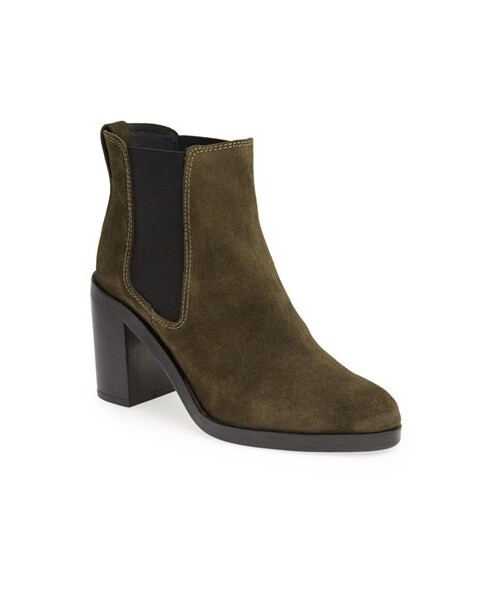 TOPSHOP（トップショップ）の「Topshop 'Missile' Chelsea Boot (Women)（ブーツ・レディース・Olive・8.5US / 39EU/5.5US / 36EU/9.5US / 40EU/6.5US / 37EU/7.5US / 38EU）」の4枚目の写真