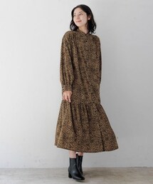 LEPSIM | ムジガラティアードワンピース(ワンピース/ドレス)