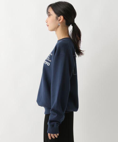A part by（アパートバイ）の「NYCスウェットプルオーバー/WEB先行予約（トップス・レディース・アッシュグレー 12/ネイビー 88・フリーサイズ）」の11枚目の写真