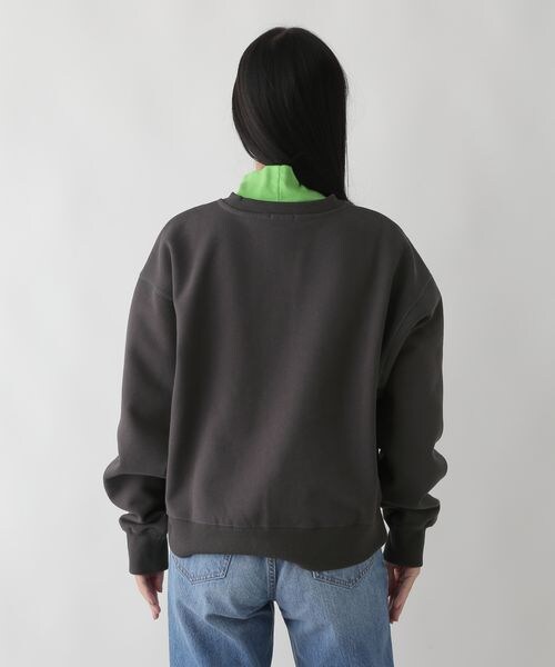 LOWRYS FARM（ローリーズファーム）の「ウラケキモウロゴロングスリーブ（トップス・レディース・アイボリー08/グレー12/チャコールグレー18・F）」の11枚目の写真