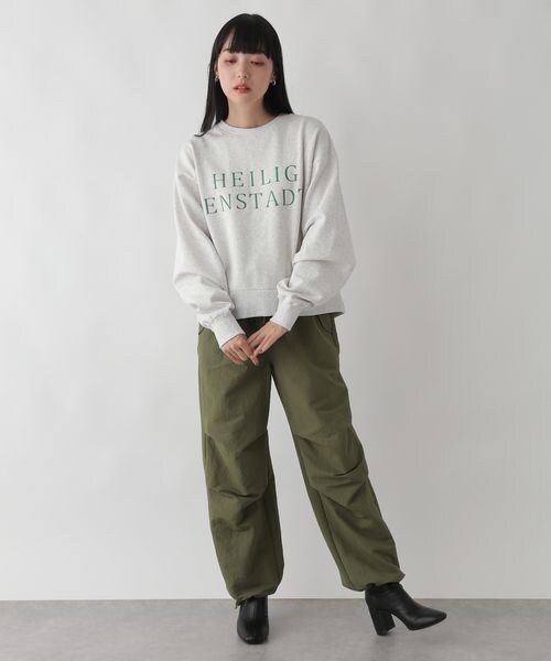 LOWRYS FARM（ローリーズファーム）の「ウラケキモウロゴロングスリーブ（トップス・レディース・アイボリー08/グレー12/チャコールグレー18・F）」の6枚目の写真