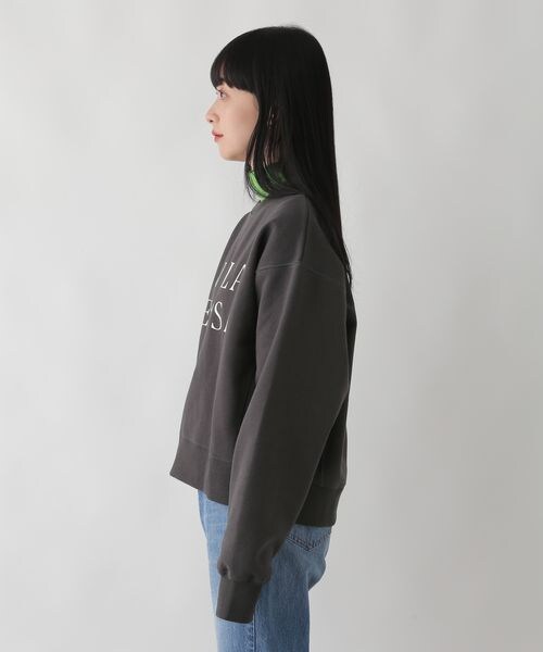 LOWRYS FARM（ローリーズファーム）の「ウラケキモウロゴロングスリーブ（トップス・レディース・アイボリー08/グレー12/チャコールグレー18・F）」の10枚目の写真