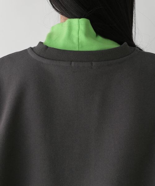 LOWRYS FARM（ローリーズファーム）の「ウラケキモウロゴロングスリーブ（トップス・レディース・アイボリー08/グレー12/チャコールグレー18・F）」の15枚目の写真