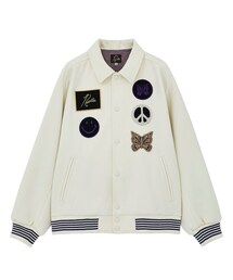 NEEDLES STUDIOUS別注　VARSITY JACKET 41YLt2An9-L.jpg