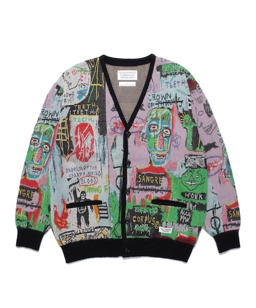 WACKO MARIA モヘアニット TYPE-3 BASQUIAT Lサイズ