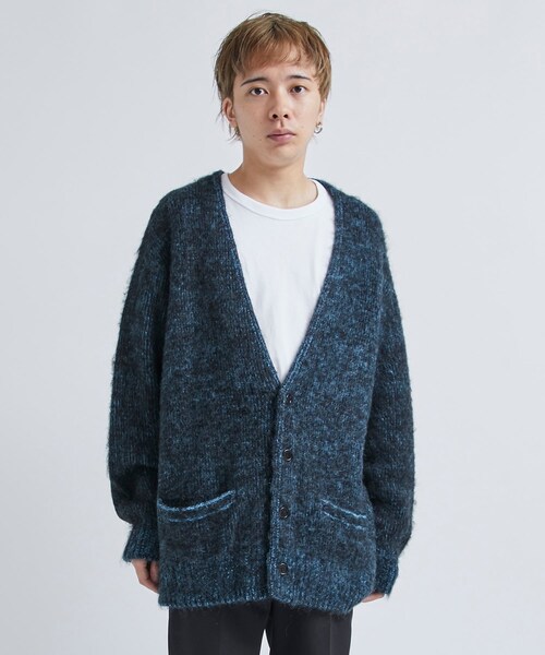 neon sign Innermost color mohair ニット