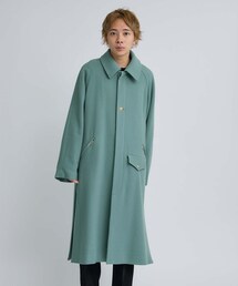 CULLNI（クルニ）の「Lamb Wool Melton Balmacaan Riders Coat