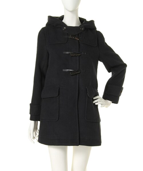 dazzlin（ダズリン）の「【dazzlin】ダッフルコート（ジャケット/アウター・レディース・ネイビー/ベージュ・S/M）」の2枚目の写真