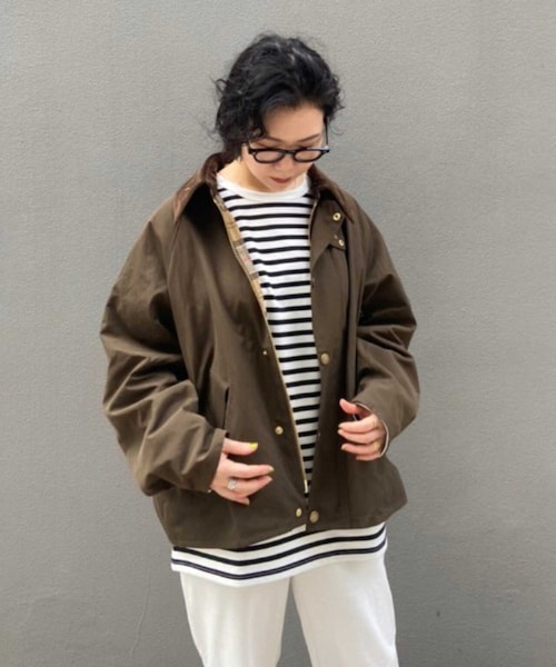 【新品未使用品】BEAVER別注 Barbovr TRANSPORT ノンオイル BEAVER（ビーバー）の「BARBOUR/バブアー BEAVER別注 TRANSPORT