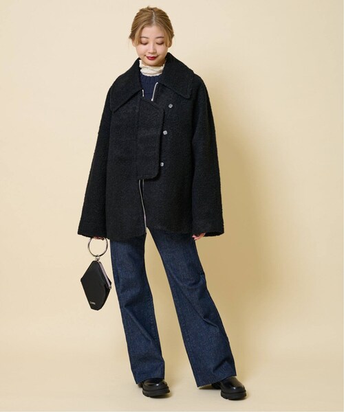 GANNI ガニー ブークレジップコート バブアー x ガニー GANNI コート LWX1285 CHAQUETA (Ganni