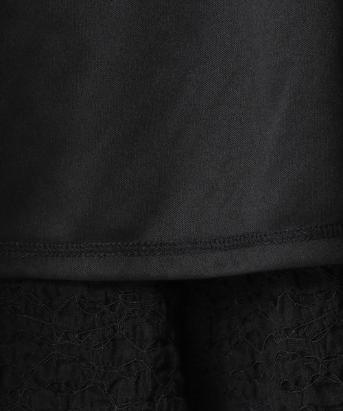 LOWRYS FARM（ローリーズファーム）の「フクレジャガードフレアスカート（スカート・レディース・アイボリー08/ブラック09/ブラウン58・F）」の17枚目の写真