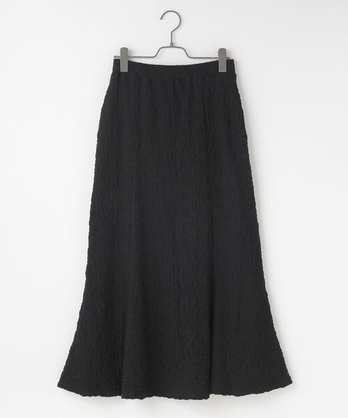 LOWRYS FARM（ローリーズファーム）の「フクレジャガードフレアスカート（スカート・レディース・アイボリー08/ブラック09/ブラウン58・F）」の12枚目の写真