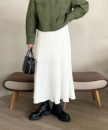 LOWRYS FARM | フクレジャガードフレアスカート(スカート)