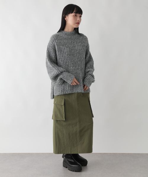 LOWRYS FARM（ローリーズファーム）の「キラキララメニットプルオーバー（トップス・レディース・アイボリー08/グレー15/ブラウン55・フリーサイズ）」の6枚目の写真