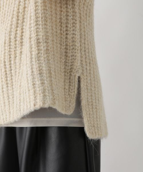 LOWRYS FARM（ローリーズファーム）の「キラキララメニットプルオーバー（トップス・レディース・アイボリー08/グレー15/ブラウン55・フリーサイズ）」の16枚目の写真