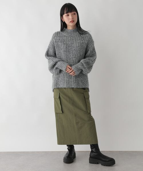 LOWRYS FARM（ローリーズファーム）の「キラキララメニットプルオーバー（トップス・レディース・アイボリー08/グレー15/ブラウン55・フリーサイズ）」の7枚目の写真