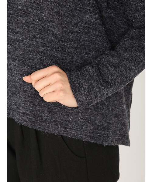 Rinajour（リナジュール）の「天竺×布帛カーディ（トップス・レディース・GREY/NAVY・F）」の12枚目の写真