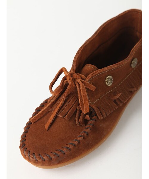 Rinajour（リナジュール）の「ミネトンカ/FRINGE MOC（シューズ・レディース・BROWN・50/60/70/80）」の6枚目の写真