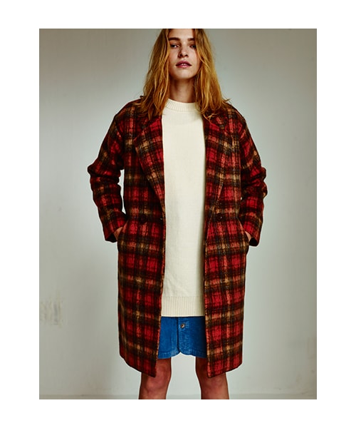 w closet（ダブルクローゼット）の「シャギーチェックダブル