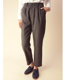w closet | へリンボン9分丈タックパンツ(パンツ)