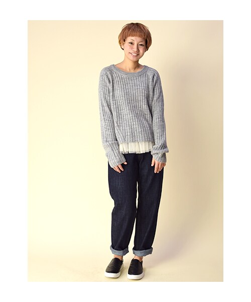 w closet（ダブルクローゼット）の「ウィングチップスリッポン（シューズ・レディース・ブラック/ホワイト・M/L）」の9枚目の写真