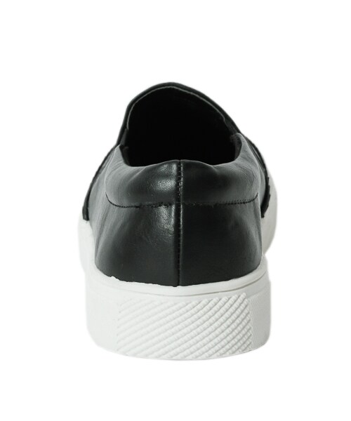 w closet（ダブルクローゼット）の「ウィングチップスリッポン（シューズ・レディース・ブラック/ホワイト・M/L）」の6枚目の写真