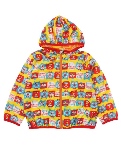 BIT'Z（ビッツ）の「かくかくウインドブレーカー（トップス・キッズ・グリーン/イエロー・80/90/95/100/110/120）」の4枚目の写真